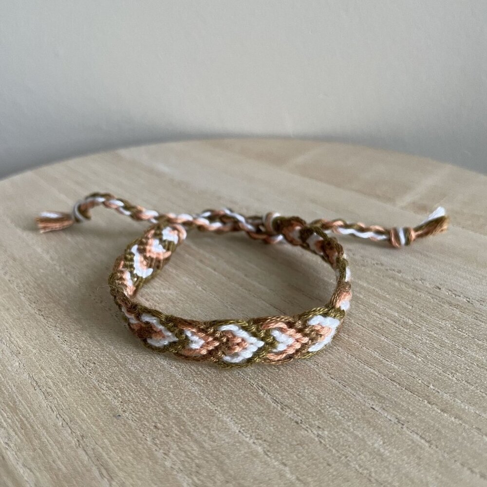 Erin Bracelet, anklet, trendy, comfortable, tie, embroidery thread, woven, gift,